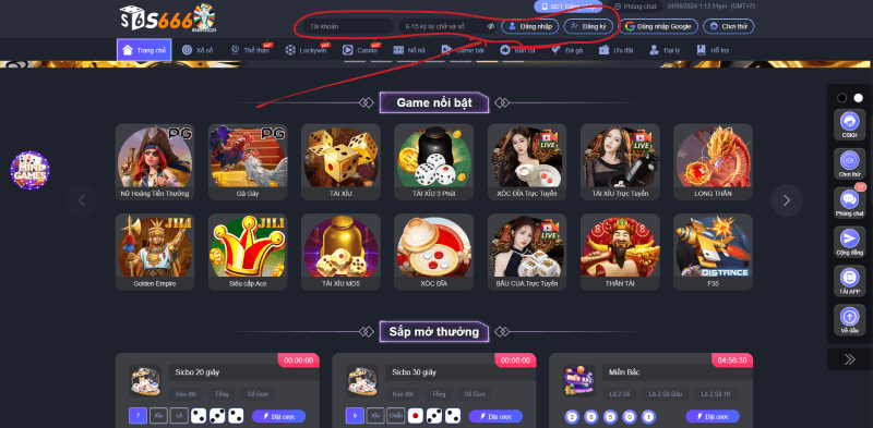 Các Bước Để S666 app.com đăng nhập