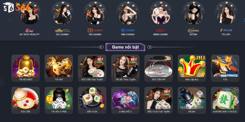 Các thể loại casino được ưu ái trên s666app