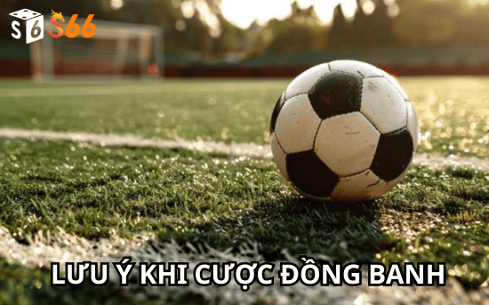 Lưu ý khi cược đồng banh
